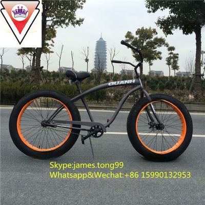 Fat Beach Cruiser Bike с 26-дюймовыми шинами для снега и алюминиевой рамкой в 2015 году