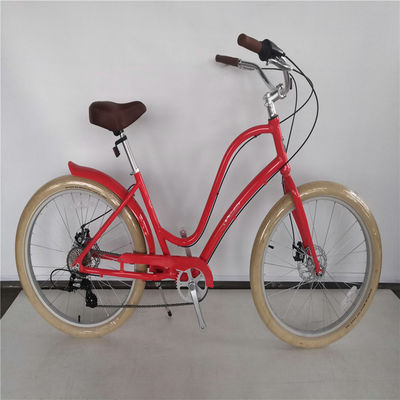 26х3 дюймовый унисексный шаг через алюминиевую раму 3 Speed Beach Cruiser Bike для аренды в США
