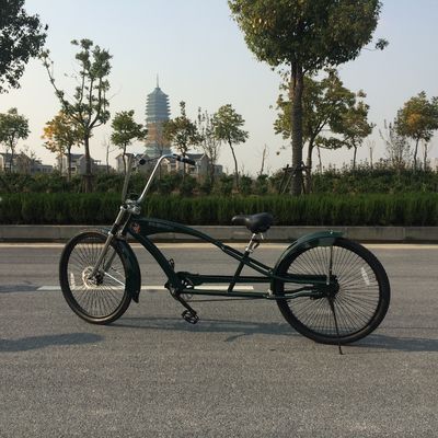 26&quot; Hi-Ten Steel Frame Adult Beach Cruiser Chopper Bike 17KG валовой вес 3,0 шины