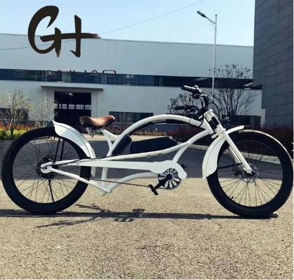 Мужская 24-дюймовая 3,0 шина 48В 17AH OEM/ODM 750W 28MPH Односкоростной Bafang Motor Display Chopper Электровелосипед