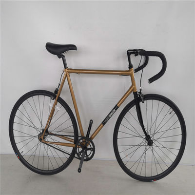 58 см Fixie Bikes с красным цветом Thickslick 700c Шина и стальная вилка 4130 Хромная рама