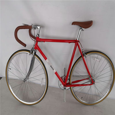 Chromoly Frame 700C Vintage Fixie Bike с двойной тормозной нагрузкой до 150 кг