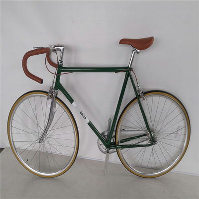 Chromoly Frame 700C Vintage Fixie Bike с двойной тормозной нагрузкой до 150 кг