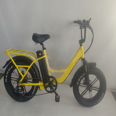 Kenda 20*4.0 Шины и педаль Wellgo 48V 750W складной электрический велосипед для Beach Cruiser