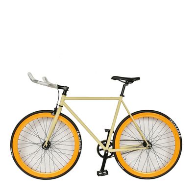 700C Hi-Ten Steel Frame Double Wall 43MM Aluminum RIM Single Speed Track Фиксированный скоростной велосипед