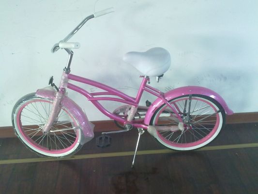 20" односкоростной горки тормоз розовый американский OEM логотип мини малыш маленький рамок CE девочка пляжный крейсер велосипед