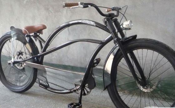 Алюминиевый сплав оболочка 24 "Мужчины и леди Мода Chopper Beach Cruiser велосипед для производительности