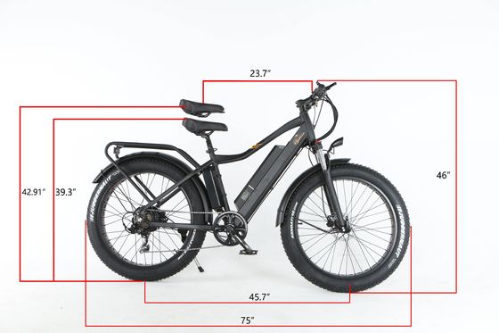 Ширина шины 26 * 4 " 7 скорости жирная снежная шина Электрический горный велосипед с средним мотором Bafang