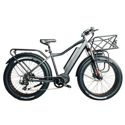 Ширина шины 26 * 4 " 7 скорости жирная снежная шина Электрический горный велосипед с средним мотором Bafang