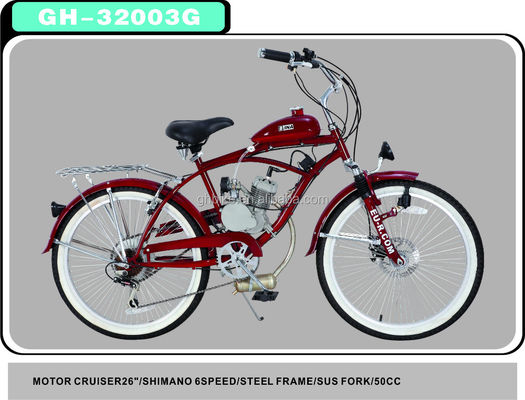 Электрический велосипед Beach Cruiser с мотором 50cc Модель 2015 Steel Frame Электрический включен