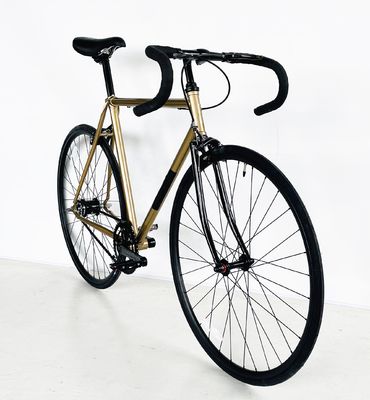 Алюминиевый сплав оболочка 80MM 700C Скрученная рама CR-MO 4310 Стальная SRAM 2S Велосипед с стальной вилкой