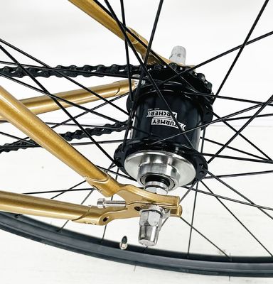 Алюминиевый сплав оболочка 80MM 700C Скрученная рама CR-MO 4310 Стальная SRAM 2S Велосипед с стальной вилкой