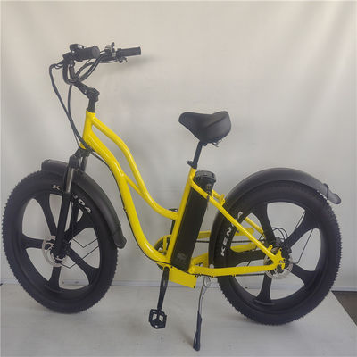 26 дюймовый Bafang Motor 750W 48V 5 спиц Шаг через большие шины жирные шины электрические велосипеды