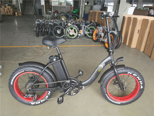 Складный 20-дюймовый электрический велосипед с моторами 48V 500W 750W 1000W и пошаговым дизайном