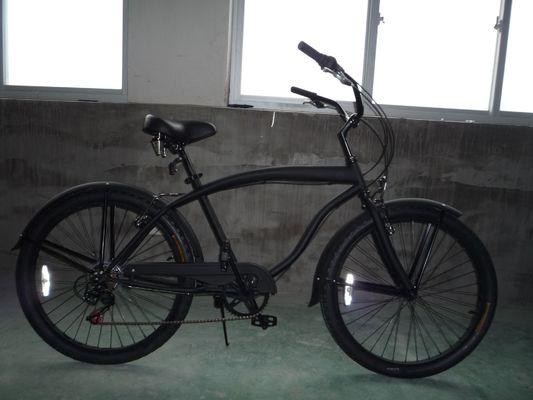 Двойной V тормоз 26&quot; 2.125 Белый стенный шина Hi-Steel Рама Shimano 7 скорости OEM индивидуальный взрослый мужчины CE CPSC США Рынок пляжный крейсер велосипед