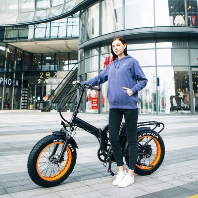 20&quot; 48V 1000W OEM EN15194 50KM/H 13AH Литий батарейки складной полный подвесной каркас электрический велосипед