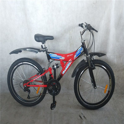 Стальная рама 18 скорости спуска MTB велосипед полная двойная подвеска горный велосипед 24 для OEM