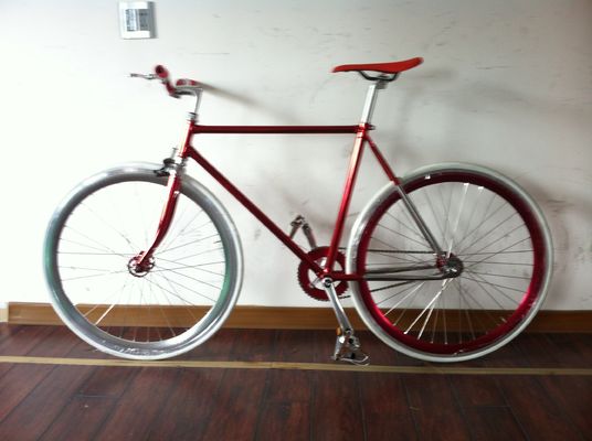 700C Lugged 4310 CR-MO Steel Frame Fork Vintage Single Speed Fixed Gear Road Bar Bike (Двигатель с фиксированной скоростью)