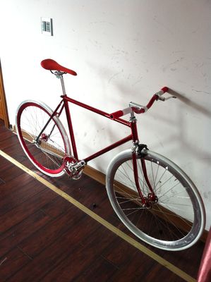 700C Lugged 4310 CR-MO Steel Frame Fork Vintage Single Speed Fixed Gear Road Bar Bike (Двигатель с фиксированной скоростью)