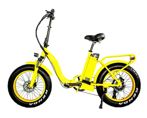 7 скорости 20&quot; 4.0 EN15194 CPSC Снежная шина Большая мощность жирная шина 48V 1000W 32MPH 13AH Литийная батарея Леди Женщины Унисексный электрический складный велосипед