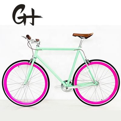 700C американский CE CPSC китайский Fixie Gear односкоростной велосипед Длина 1,8 м Стальная вилка