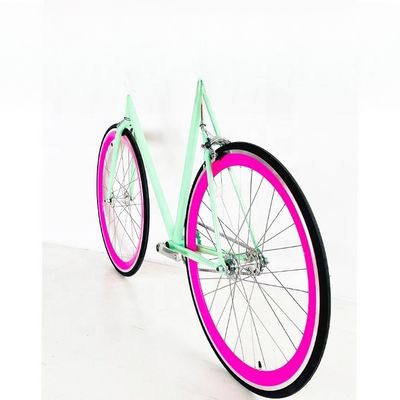 700C американский CE CPSC китайский Fixie Gear односкоростной велосипед Длина 1,8 м Стальная вилка