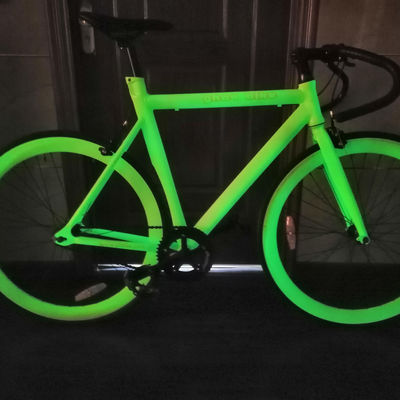 На дороге 11KGS GHBIKE 700c Фиксированный велосипед Ноктилюченция Фиксированный скоростной велосипед 11KGS 700c На дороге