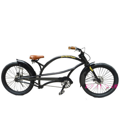 Алюминиевая вилка 24&quot; 3,0 шины CE OEM односкоростной Chopper Cruiser Велосипед с дисковым тормозом