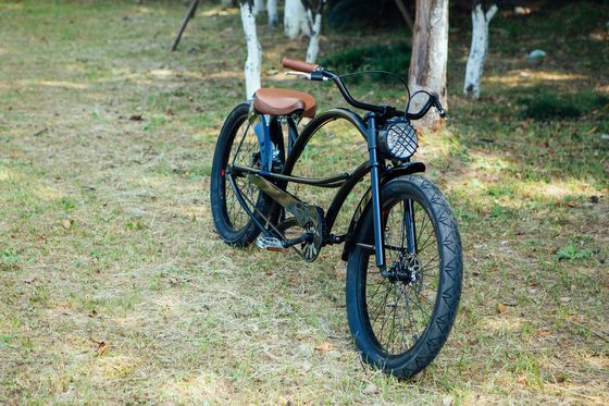 Алюминиевая вилка 24&quot; 3,0 шины CE OEM односкоростной Chopper Cruiser Велосипед с дисковым тормозом