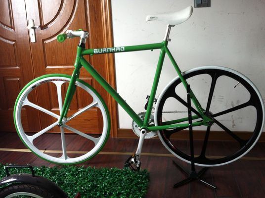 700C Teny Mag 5-Spoke Wheel Fixie Bike Фиксированный скоростной велосипед для мужчин Грузоподъемность 150 кг конец