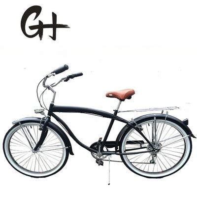 Жесткая рама 26 &quot;Рулевой размер Shimano 7 скорости американский задней стойки мужчины пляжный крейсер велосипед