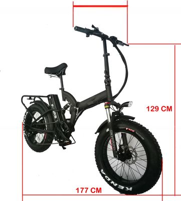 20&quot; колеса 52V 21AH литийная батарея 1000W 50КМ/ч полная подвеска электрический складный велосипед