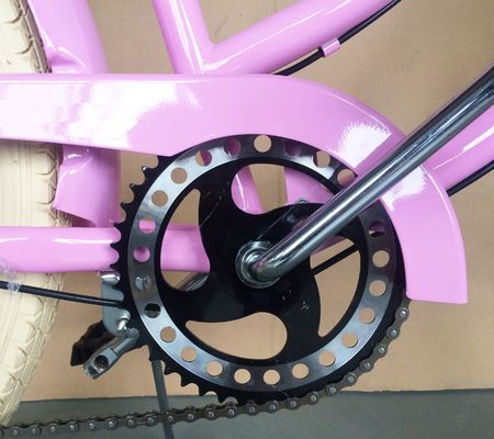 Десять стальных рамок 26 дюймов Shimano 7 скоростей OEM логотип взрослые женщины леди пляжный крейсер велосипед
