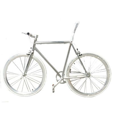 OEM 700C Sliver Paint Fixed Gear велосипед с CR-MO хромированным ободом с анодированным стандартом JIS
