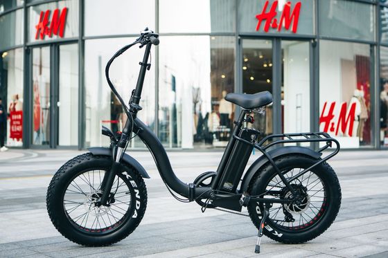 7 скорости 20 &quot; 48V 750W 14AH 20MPH Литий батарея OEM UL2849 США Рынок взрослых Леди Женщины Электрический складной снег большой плоской шины велосипед