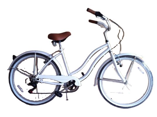 26&quot; Shimano 7 Speed Женщины Леди США 26*2.125 Девушка Белая шина Белый Крузер