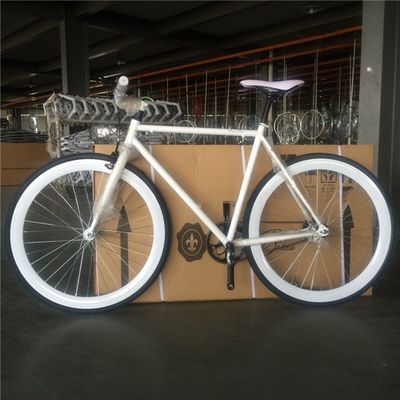 Вилка материал сталь настройка односкоростной белый цвет Бики Fixie велосипед для взрослых