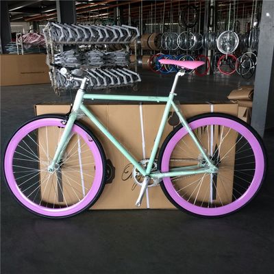 Вилка материал сталь настройка односкоростной белый цвет Бики Fixie велосипед для взрослых
