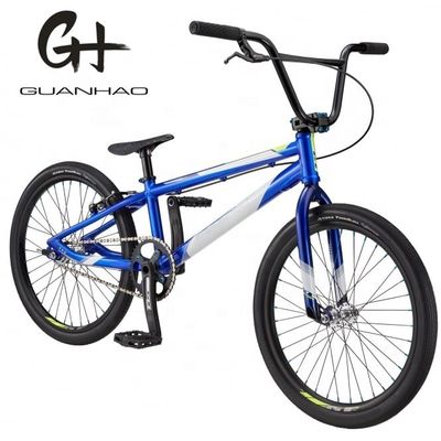 Нет подвески 20-дюймовый BMX гоночный велосипед с алюминиевой рамкой и односкоростными передачами