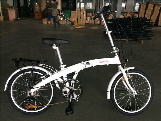 Легкий 20-дюймовый взрослый унисекс складный велосипед с 7-скоростным алюминиевым ласковым колесом