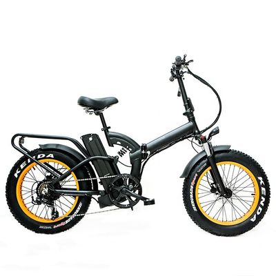 52V 20 &quot; 1000W 14AH Литийная батарея 50KM / H 4.0 Большая жирная снежная шина OEM индивидуальный взрослый складной электрический велосипед с полной подвеской