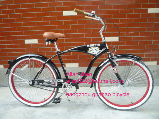 Популярные девушки Beach Cruiser Bike с стальной рамой и Shimano Nexus 3 Speed Gear