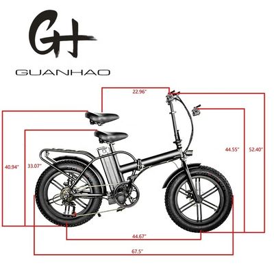Электровелосипед высокой скорости 20&quot; 750W с 4,0 большой снежной шиной и MagWheel BaFang двигателем