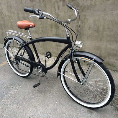 Удобный и долговечный мужской велосипед 6 скоростей Beach Cruiser с 170 мм коленчатой ручкой