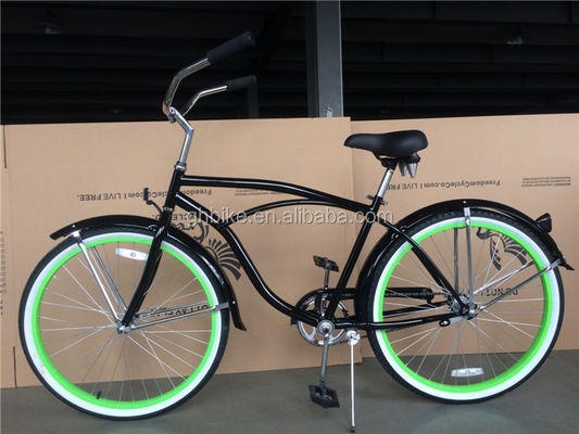 Зелёный алюминиевый канат 26 дюймовый Schwinn Beach Cruiser Bike для мужчин Вага 18 кг