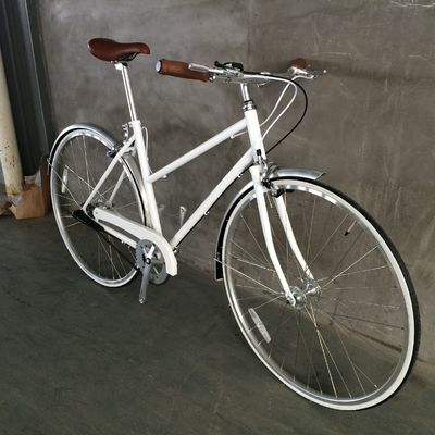 Винтажный CR-MO Steel 4130 Lady Women Girl Внутренний 3-скоростной городской велосипед для рынка Европы
