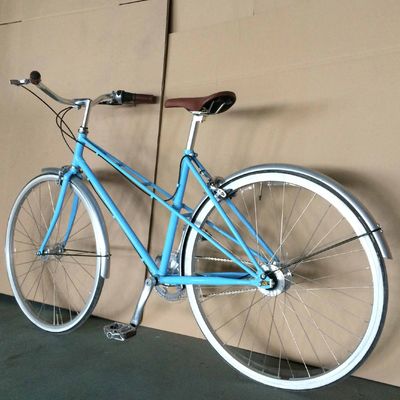 700C Shimano NEXUS Внутренний 7 скоростей Тормозный калибр Винтажный CE OEM Женщины Городской велосипед