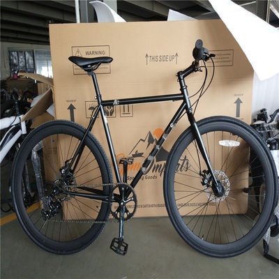 Shimano Gear Жесткий каркас Дисковый тормоз OEM Chromoly 4130 Каркас мужской взрослый гибридный городской крейсер Велосипед Дорожный велосипед