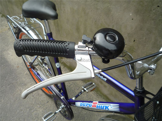 3-х единичное комбинированное предложение Vintage Adult Mens Single Speed Retro City Cruiser Bike с передней корзиной