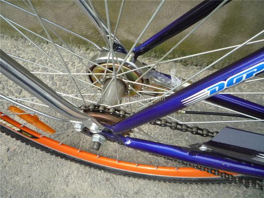 3-х единичное комбинированное предложение Vintage Adult Mens Single Speed Retro City Cruiser Bike с передней корзиной